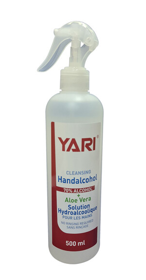 Desinfecterende spray voor handen 70% alcohol Yari 500 ml