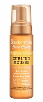 Creme of Nature Pure Honey Moisture & Twist Curling Mousse 7oz