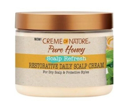 Creme of Nature Pure Honey Scalp Refresh Restorative Daily Scalp Cream 4.7oz