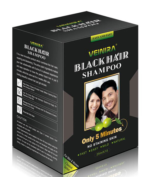 Veinira Black Hair Shampoo per zakjes van 25ml
