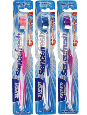 Sencefresh Super Clean Medium Tandenborstel