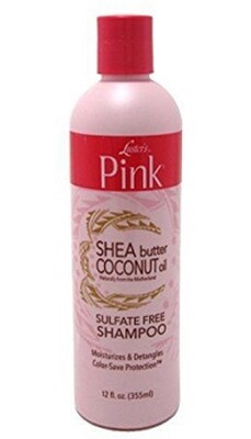 Pink Shea Butter Coconut Oil Sulfate-Free Moisturizing Shampoo 12 oz