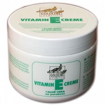 Goldline Vitamine E Creme Voor Droge  &amp; gevoelige Huid 250ml