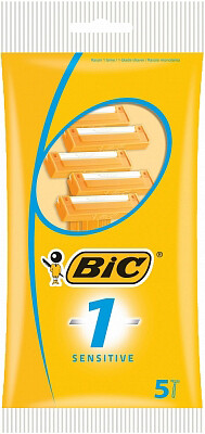 Bic 1 Sensitive Scheermesjes pak 5 stuks