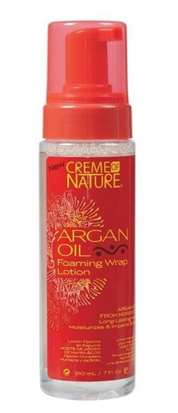 Creme of Nature Argan Oil Foaming Wrap Lotion 7oz