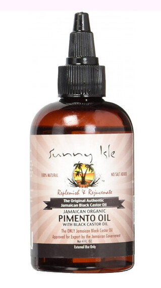Sunny Isle Jamaican Organic Pimento Oil With Black Castor Oil 118 ml