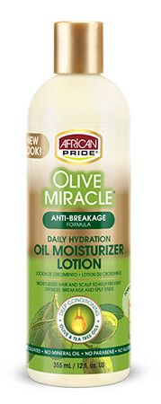 African Pride olive miracle oil moisturizer lotion