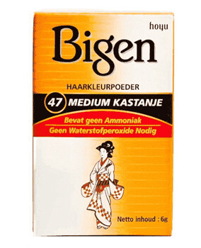 Bigen permanent powder hair colour 47