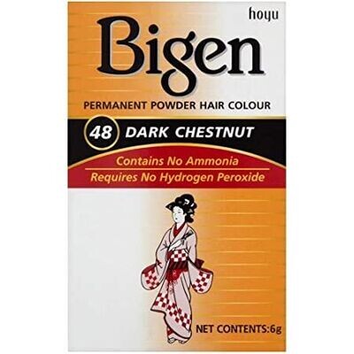Bigen permanent powder hair colour 48