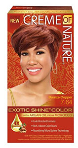 Creme of Nature Argan Oil Exotic Shine Hair Color 7.64 Bronze Copper