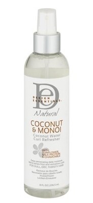Design Essentials Coconut &amp; Monoi Coconut Water Curl Refresher 236ml