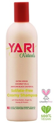 Yari Naturals Sulfate-Free Creamy Shampoo 375ml