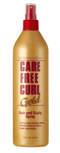 Care Free Curl Gold Hair &amp; Scalp spray 473 ML