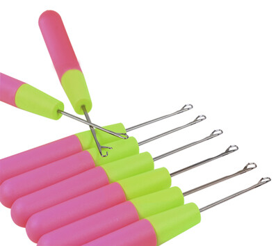 Crochet Needle Plastic (Pink/Green