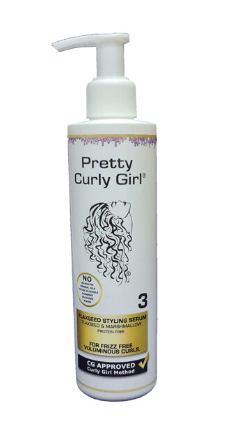 Pretty Curly Girl Flaxseed Styling SERUM  Protein Free 250ml