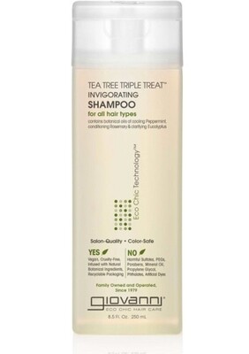 Giovanni Tea Tree Triple Treat Invigorating Shampoo 250ml