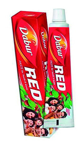 Dabur rode tandpasta met Nepalese peper Ayurveda 200gr