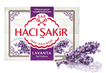 Hacisakir lavanta zeep 4 keer 150g