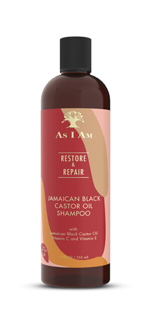 As I Am Jamaican Black Castor Oil Vegan Shampoo 355m