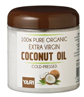 Yari 100% Pure Organic Extra Virgin Coconut Oil 500ml