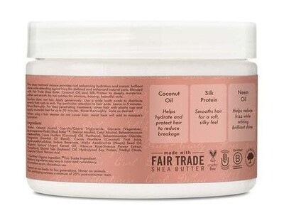 Shea Moisture Coconut &amp; Hibiscus Curl &amp; Shine Hair Masque 340 gr