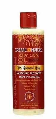 Creme Of Nature Argan Oil Leave-In Curl Milk 8oz.