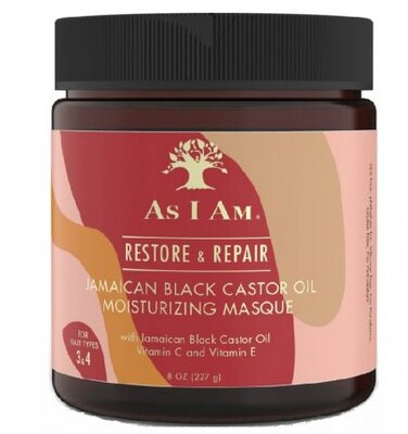 As i Am Restore &amp; Repair Jamaican Black Castor Oil Masque 227gr
