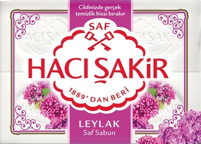 Hacı Şakir Leylak Sabun 4 stuks