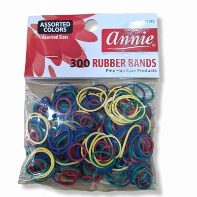 Annie Rubberen Haar Elastiekjes 300 Stuks