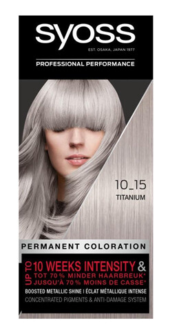 SYOSS Color baseline 10-15 Titanium haarverf