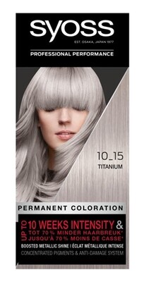SYOSS Color baseline 10-15 Titanium haarverf