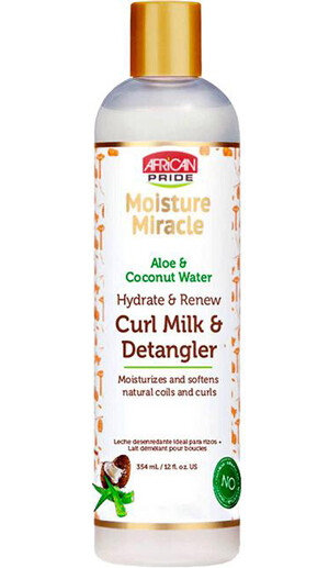 African Pride Moist Mirac. Curl Milk and Detangler 354 ml