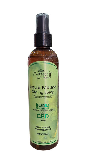 Agadir Argan Oil Liquid Mousse Styling Spray Bond Multiplier