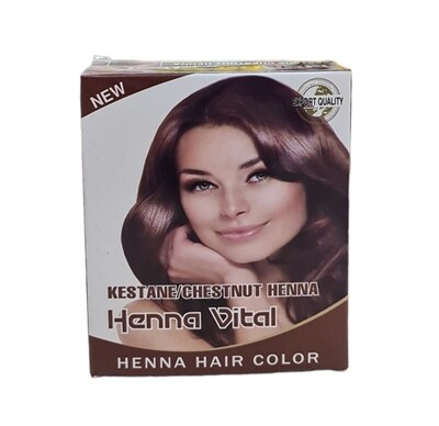 Henna Vital kastanje kleur 60g