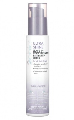 Giovanni Cosmetics 2chic Ultra-Shine Leave-In Conditioning &amp; Styling Elixir with Tsubaki &amp; White Tea 118 ml