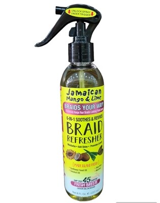 Jamaican M&amp;L BYW Braid Refresher 8oz.