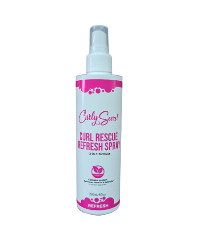 Curly secret Curl Rescue Refresh Spray 3-1 formule 250ml