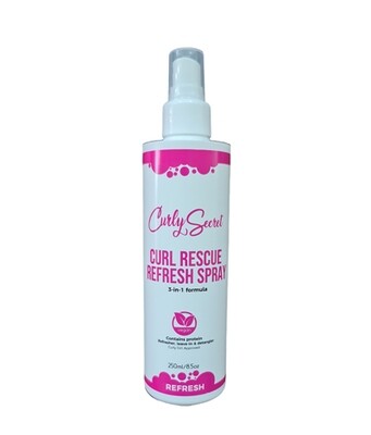 Curly secret Curl Rescue Refresh Spray 3-1 formule 250ml
