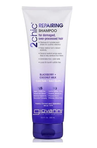 Giovanni Cosmetics 2chic Repairing Shampoo with Blackberry &amp; Coconut Milk 250ml