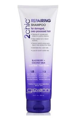 Giovanni Cosmetics 2chic Repairing Shampoo with Blackberry & Coconut Milk 250ml