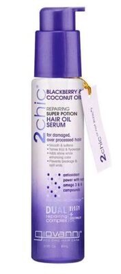 Giovanni Cosmetics 2chic Repairing Super Potion Hair Oil Serum with Blackberry &amp; Coconut Oil 81 ml