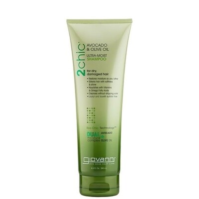 Giovanni Cosmetics 2chic Ultra-Moist Shampoo with Avocado & Olive Oil