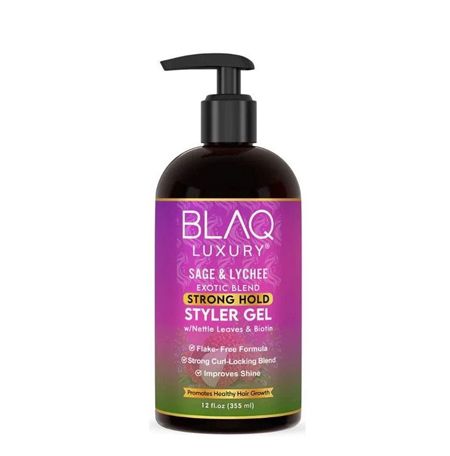 Blaq Luxury Sage &amp; Lychee Strong Hold Styler Gel 355ml