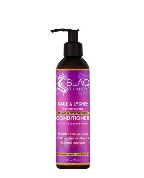 Blaq Luxury Sage And Lychee Repair &amp; Strength Conditioner 355ml