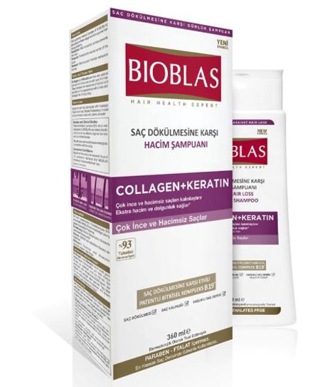 Bioblas Collageen &amp; Keratine Shampoo 360 ml