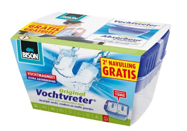 Bison vochtvreter met 2 navullingen