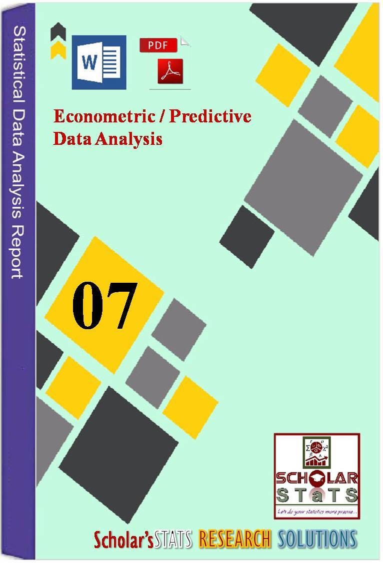 Econometric / Predictive Data Analysis