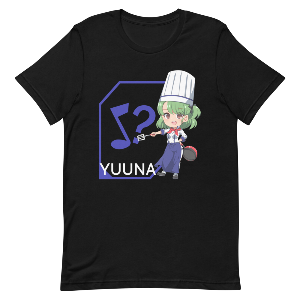 Yuuna T-Shirt, Color: Black, Size: L