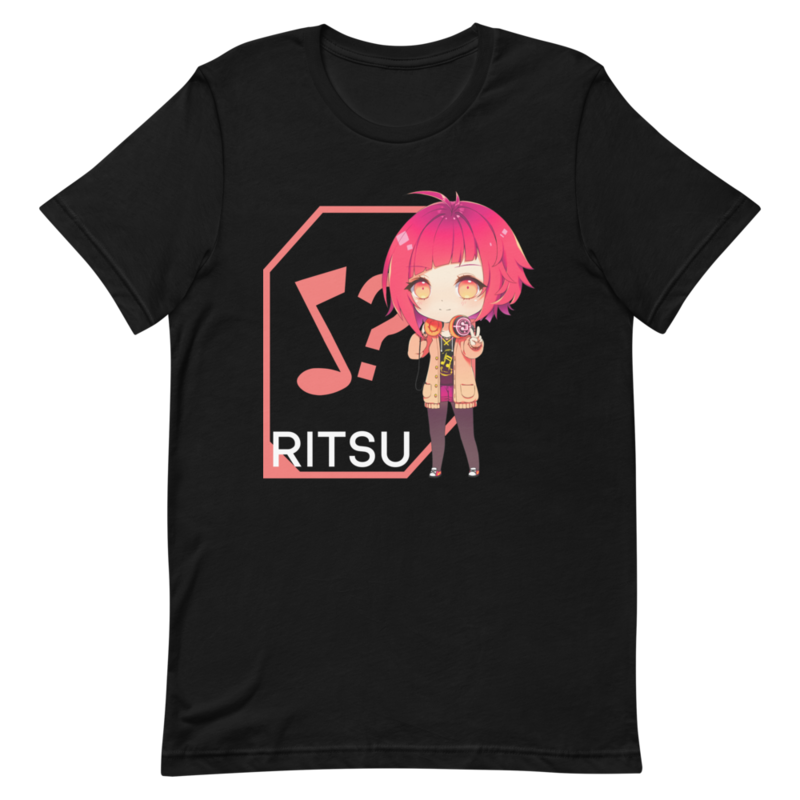 Ritsu T-Shirt, Color: Black, Size: L