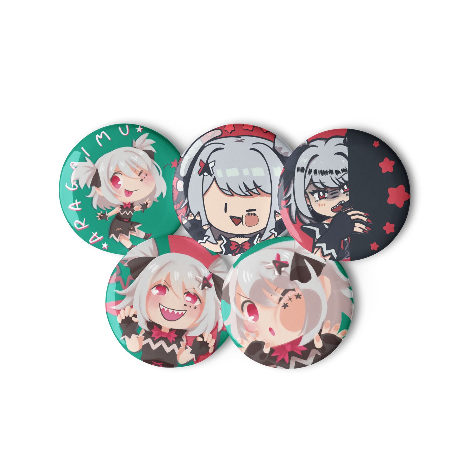 Aragaimu 2025 Pin Button Set 1